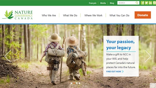 Nature Conservancy Canada Homepage