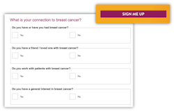 Living Beyond Breast Cancer Signup Form