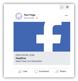 Facebook Ads Design Test