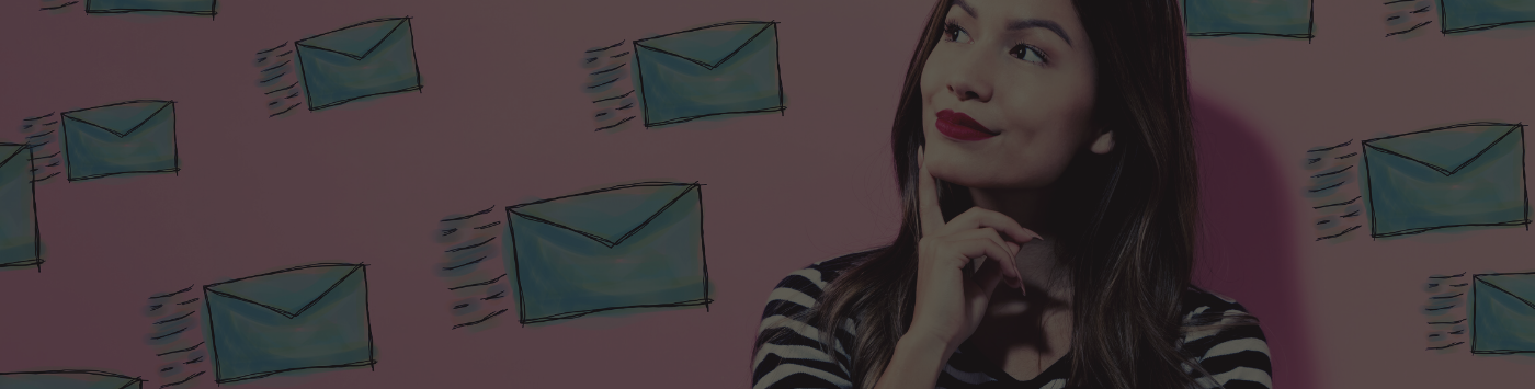 Woman thinking about email deliverability