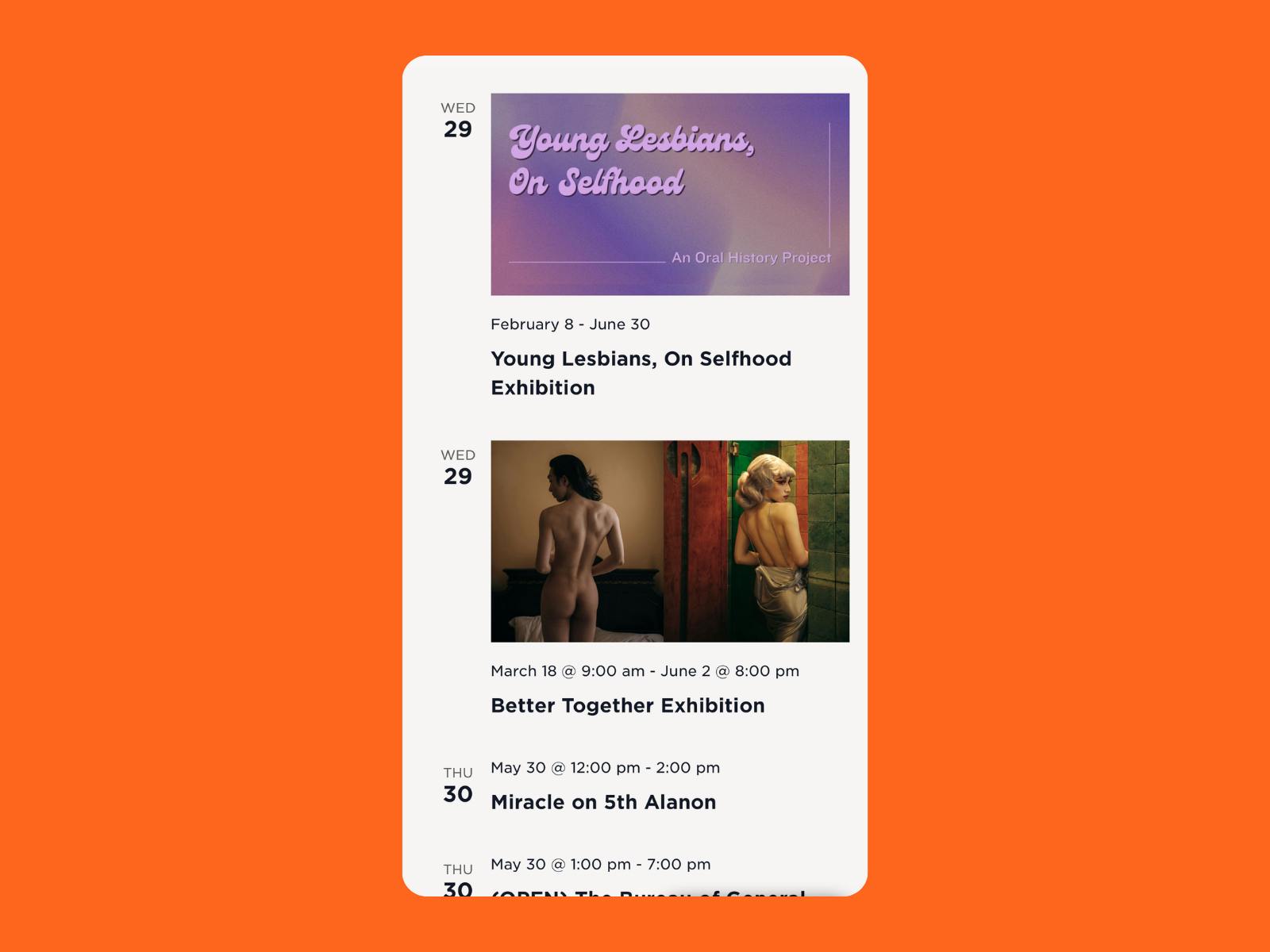 The Center's revamped events section emerged as a beacon of connectivity and functionality